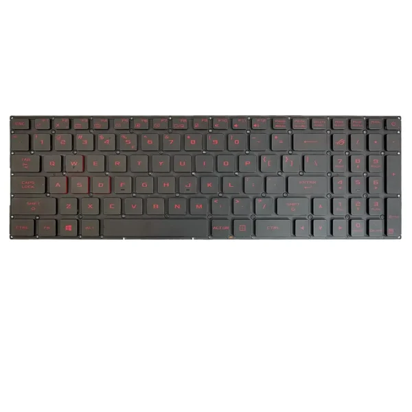 Keyboard ASUS ROG GL502 US Red Without Frame & With Backlit
