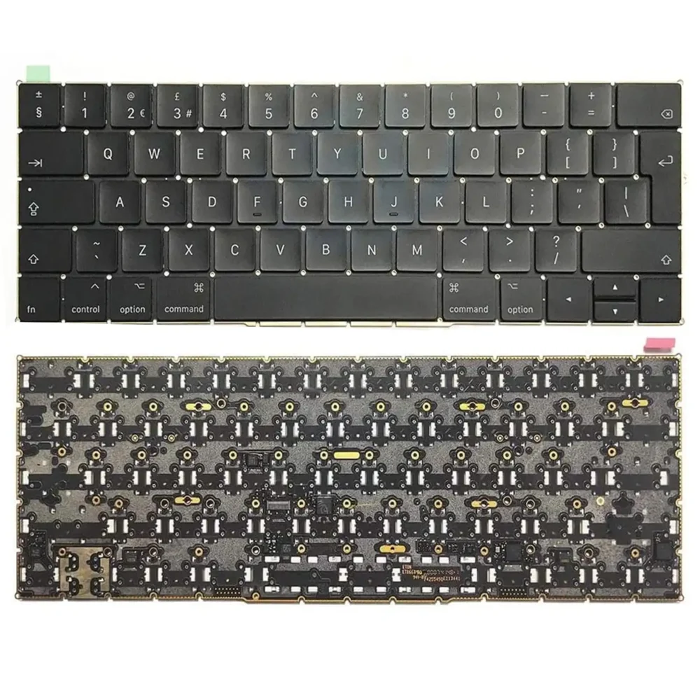 Keyboard Apple MacBook Pro A1989 UK Black Without Frame & Backlit - Image 3