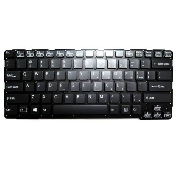 Keyboard Sony VAIO SVE14A US Black Without Frame