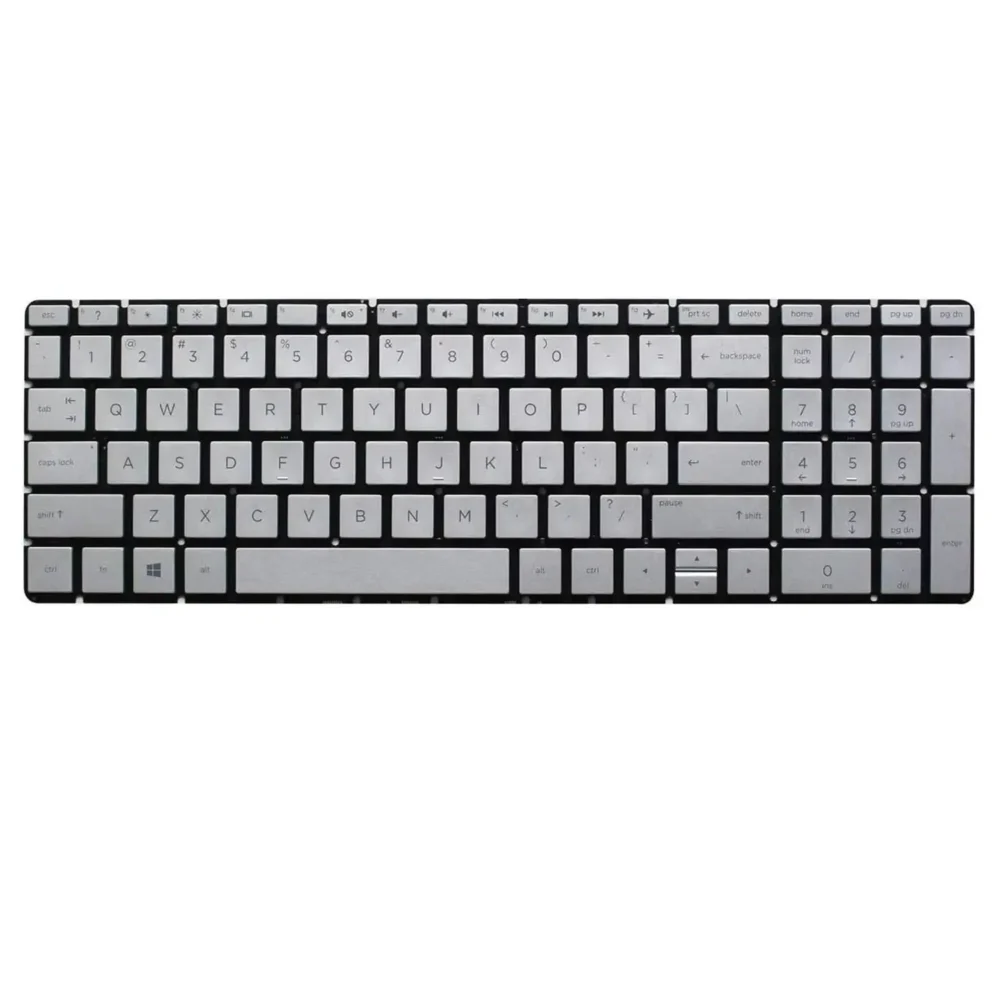 Keyboard HP Pavilion 15-BS US Silver Without Frame & Backlit