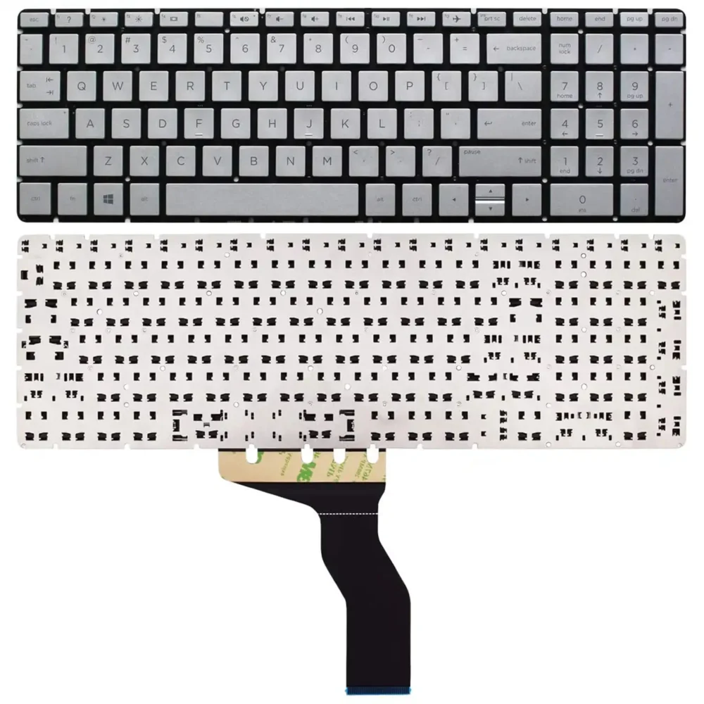 Keyboard HP Pavilion 15-BS US Silver Without Frame & Backlit - Image 3
