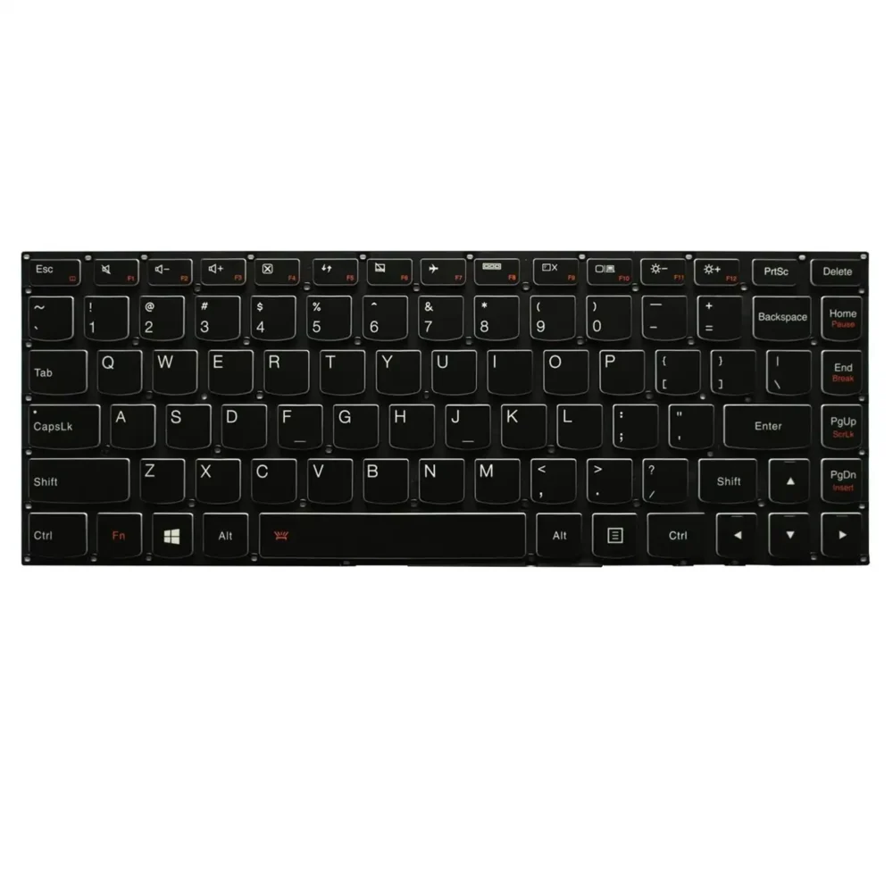 Keyboard Lenovo Yoga 2 13 US Black Without Frame & Backlit