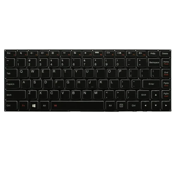 Keyboard Lenovo Yoga 2 13 US Black Without Frame & Backlit