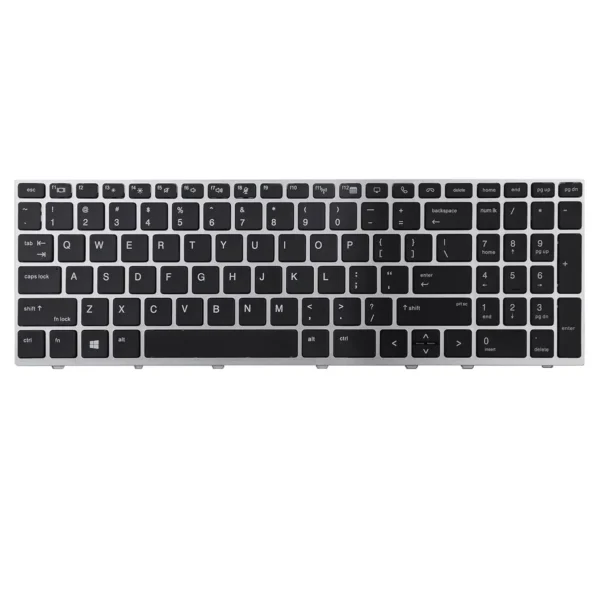 Keyboard HP EliteBook 850 G5 US Black Frame Without Backlit