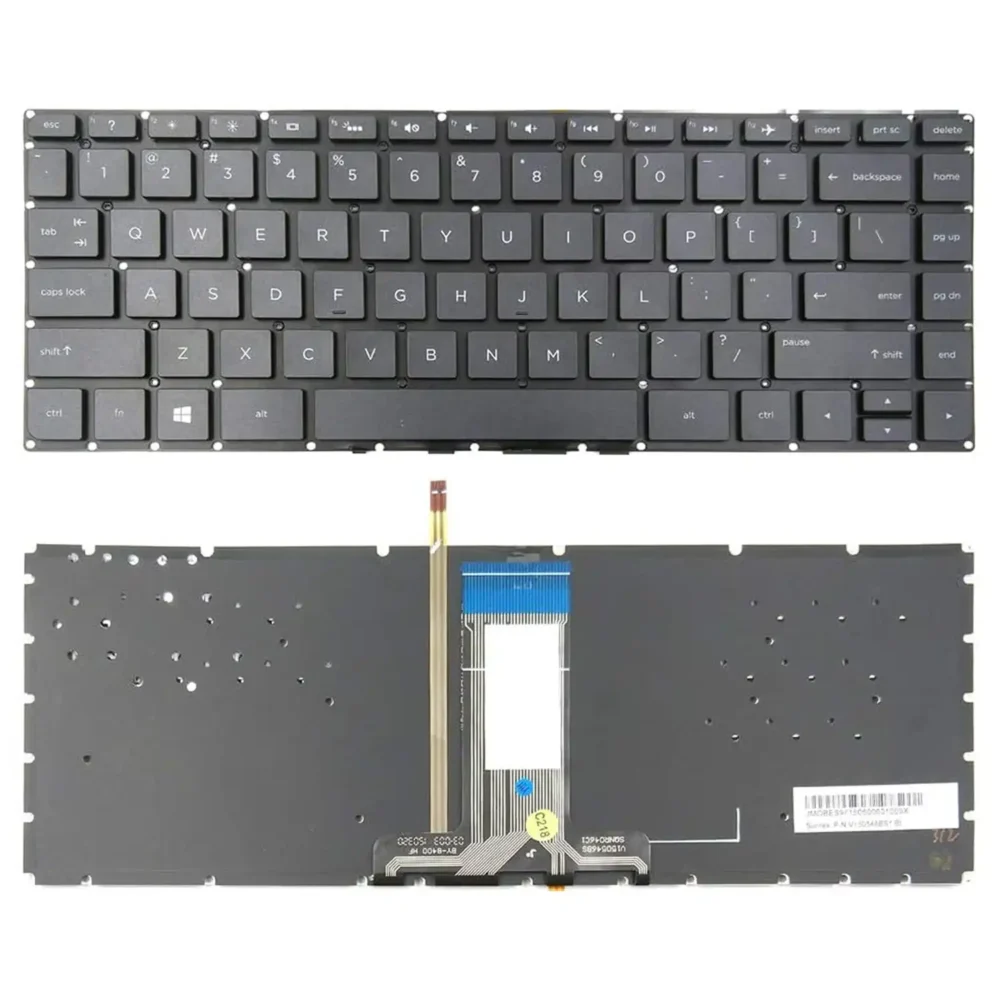 Keyboard HP Pavilion 13-U US Black Without Frame & With Backlit - Image 3