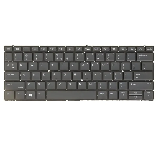 Keyboard HP EliteBook x360 830 G5 US Black Without Frame & Backlit
