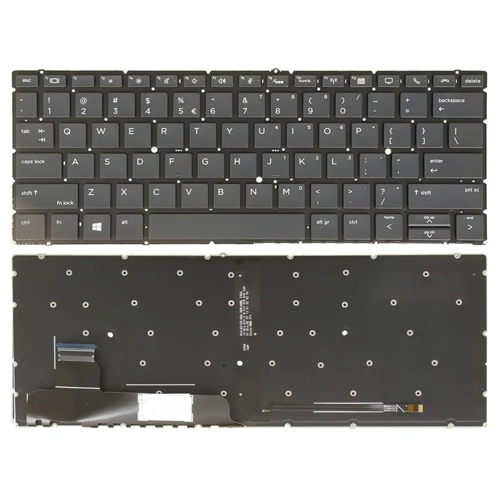 Keyboard HP EliteBook x360 830 G5 US Black Without Frame & Backlit - Image 3