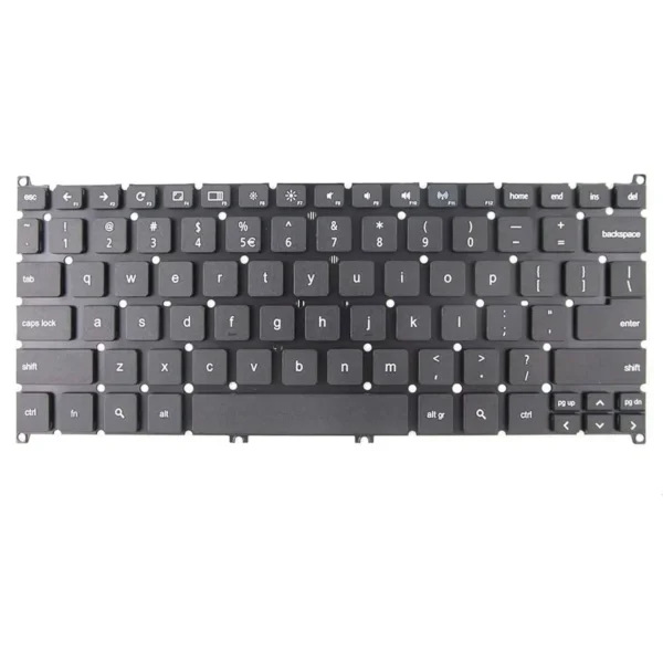 Keyboard Acer Aspire S3-391 US Black Without Frame