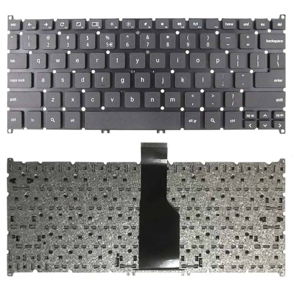 Keyboard Acer Aspire S3-391 US Black Without Frame - Image 3