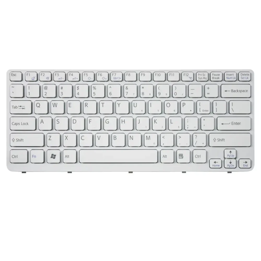 Keyboard Sony VAIO SVE14 US White Frame