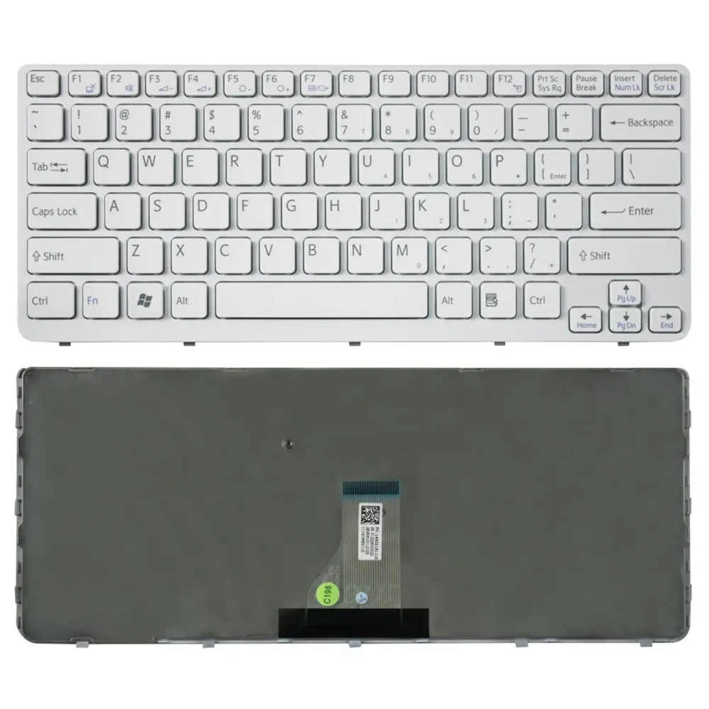 Keyboard Sony VAIO SVE14 US White Frame - Image 3