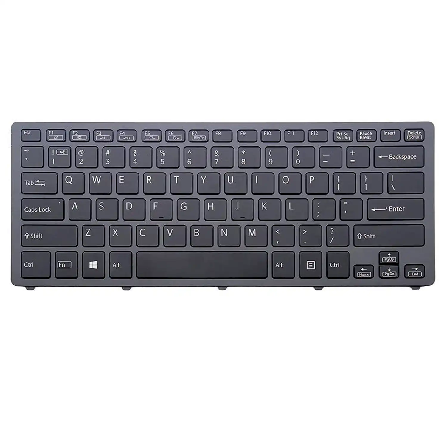 Keyboard Sony VAIO SVF14N US Black Frame With Backlit