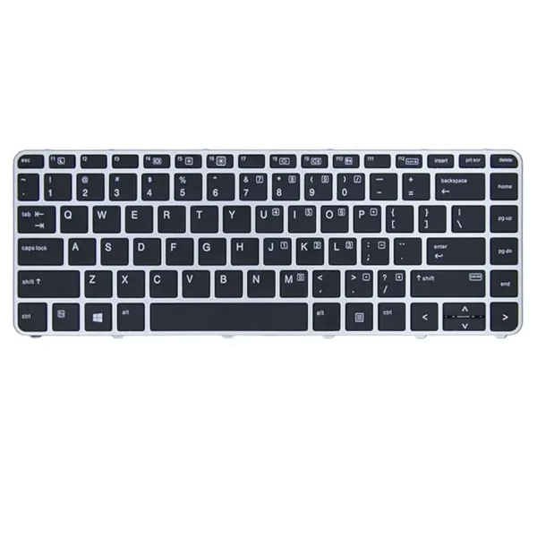Keyboard HP EliteBook 840 G3 US Silver Frame Without Pointer & Backlit