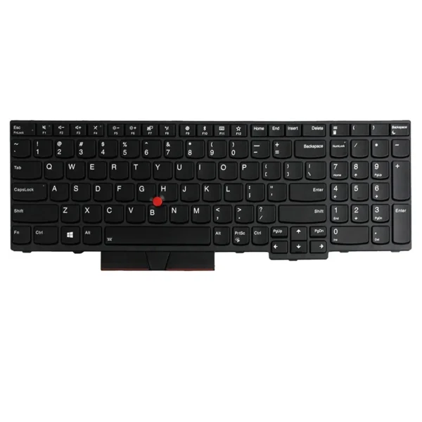 Keyboard Lenovo ThinkPad E580 US Black Frame With Pointer