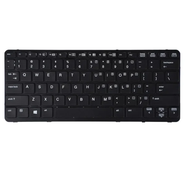 Keyboard HP EliteBook 820 G1 US Black Frame Without Backlit