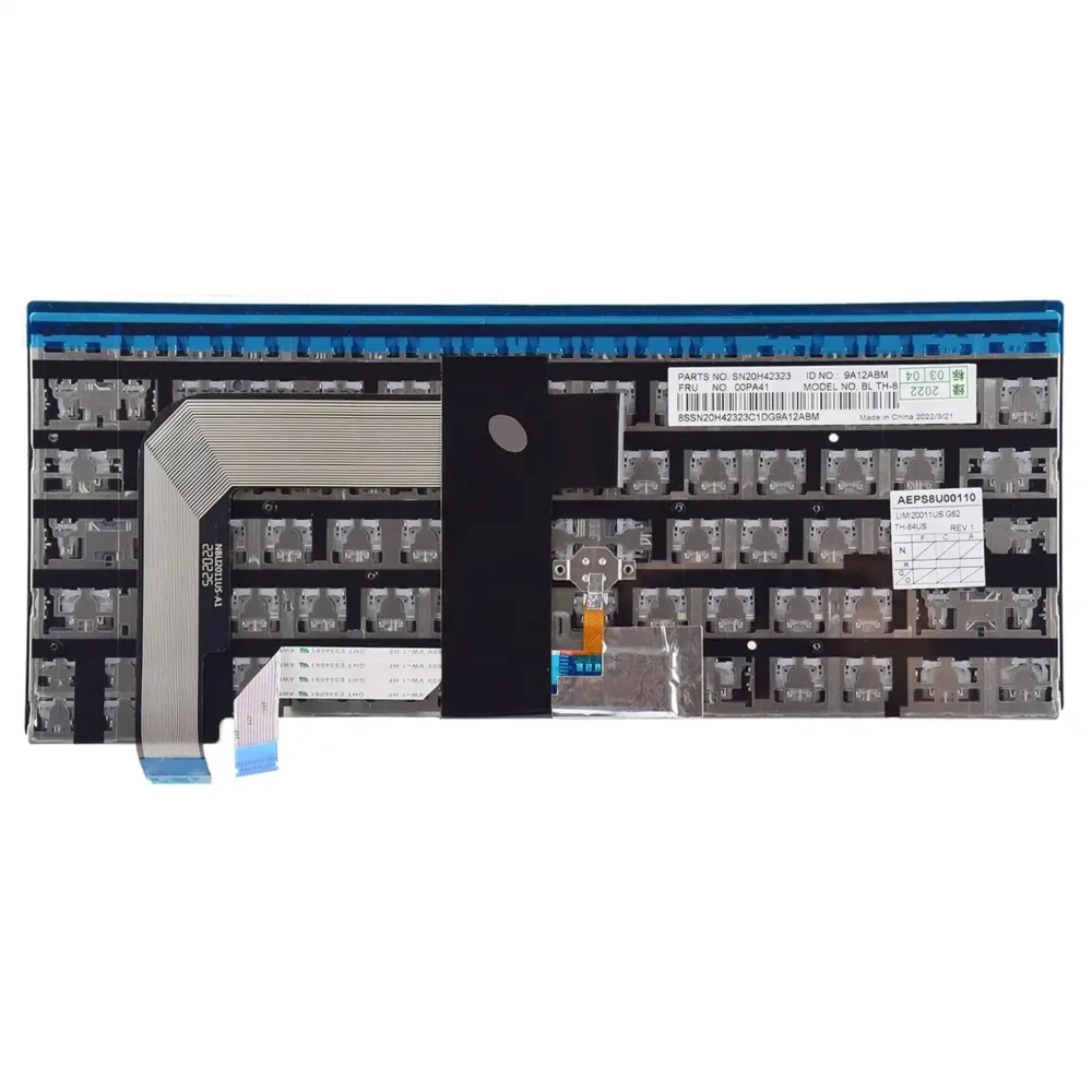 Keyboard Lenovo ThinkPad T460s US Black Frame With Pointer & Without Backlit - Image 2