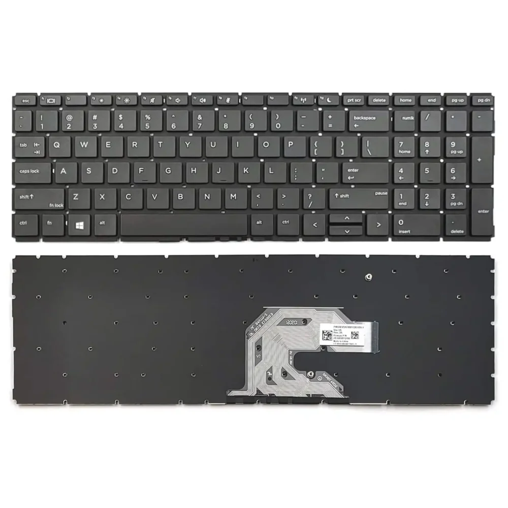 Keyboard HP ProBook 450 G6 US Black Without Frame - Image 3