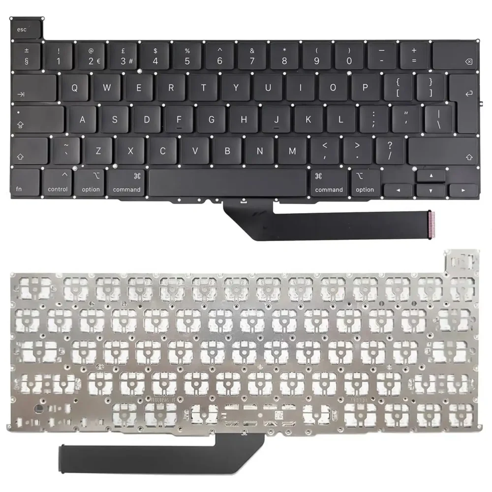 Keyboard Apple MacBook Pro A2141 UK Black Without Frame & Backlit - Image 3