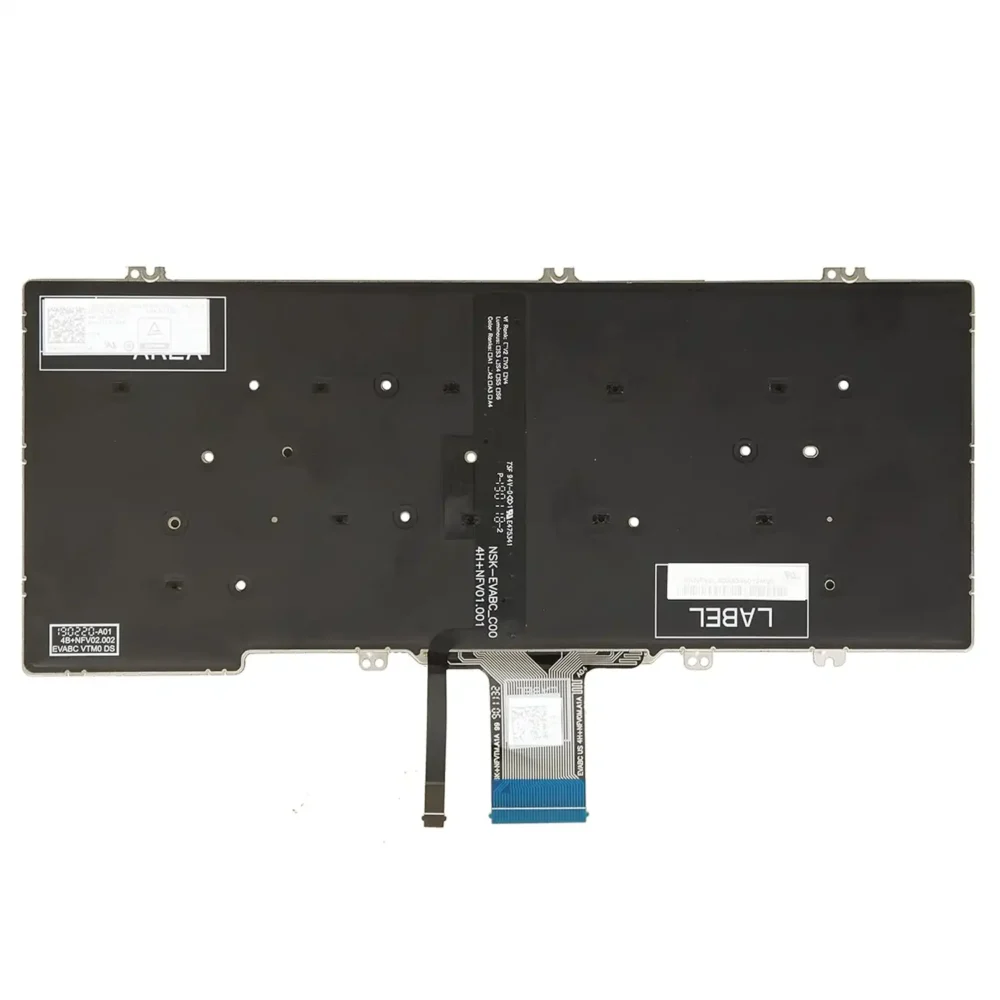 Keyboard Dell Latitude 5310 US Black Without Frame & With Backlit - Image 2