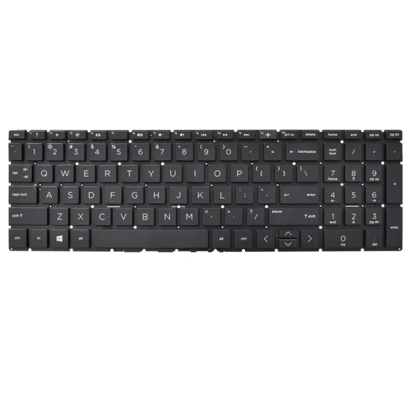Keyboard HP Pavilion 15-DA US Black Without Frame & With Backlit