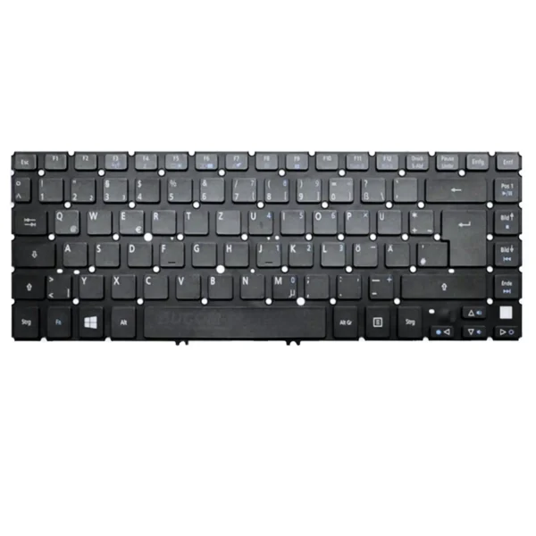 Keyboard Acer TravelMate P446-M UK Black Without Frame