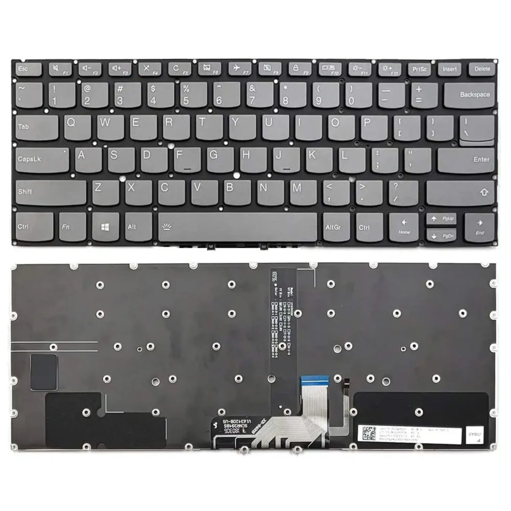 Keyboard Lenovo Yoga C930-13IKB US Grey Without Frame & With Backlit - Image 3