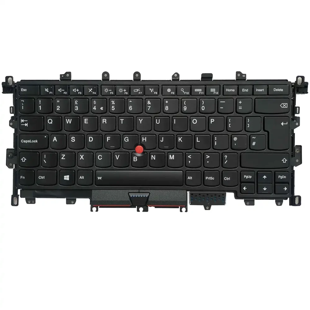 Keyboard Lenovo Yoga X1 2nd Gen UK Black Without Frame With Pointer & Backlit 2017