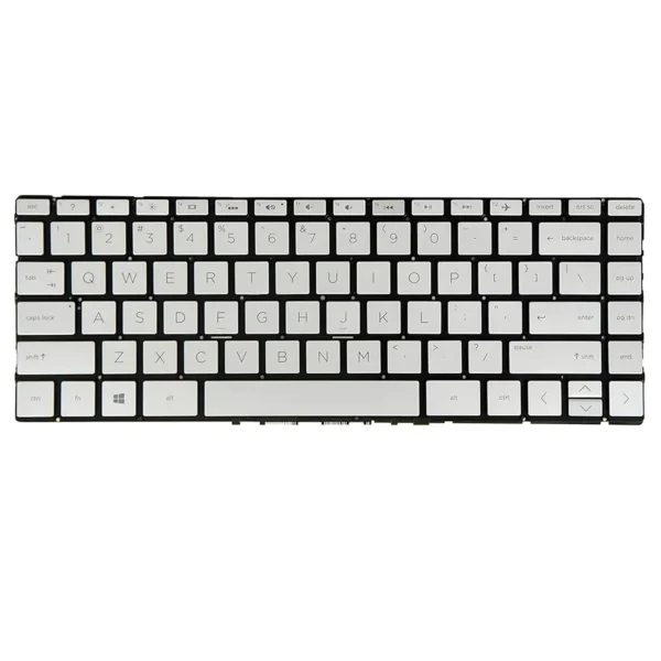 Keyboard HP Spectre X360 15-AP US Silver Without Frame & With Backlit