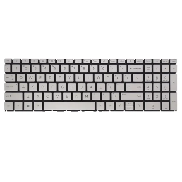 Keyboard HP Pavilion 15-EG US Silver Without Frame & With Backlit
