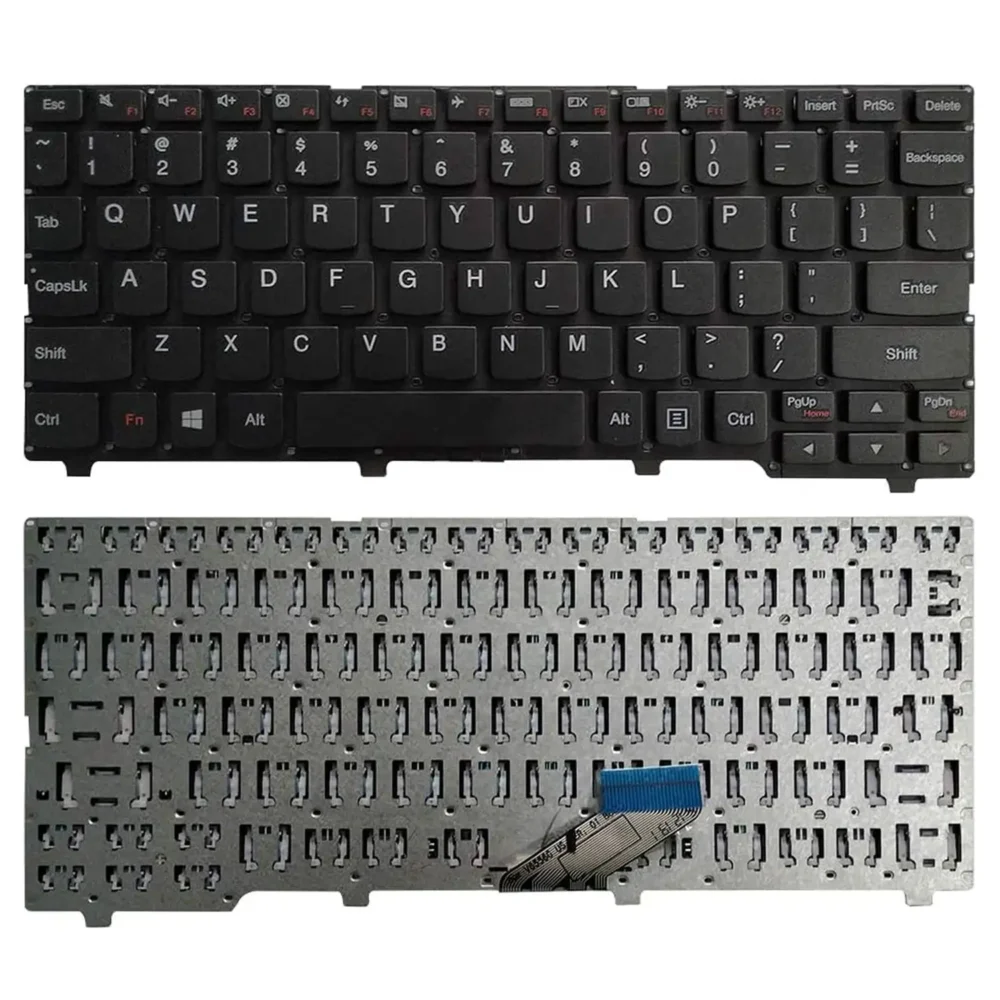 Keyboard Lenovo IdeaPad 110S-11IBR US Black Without Frame - Image 3