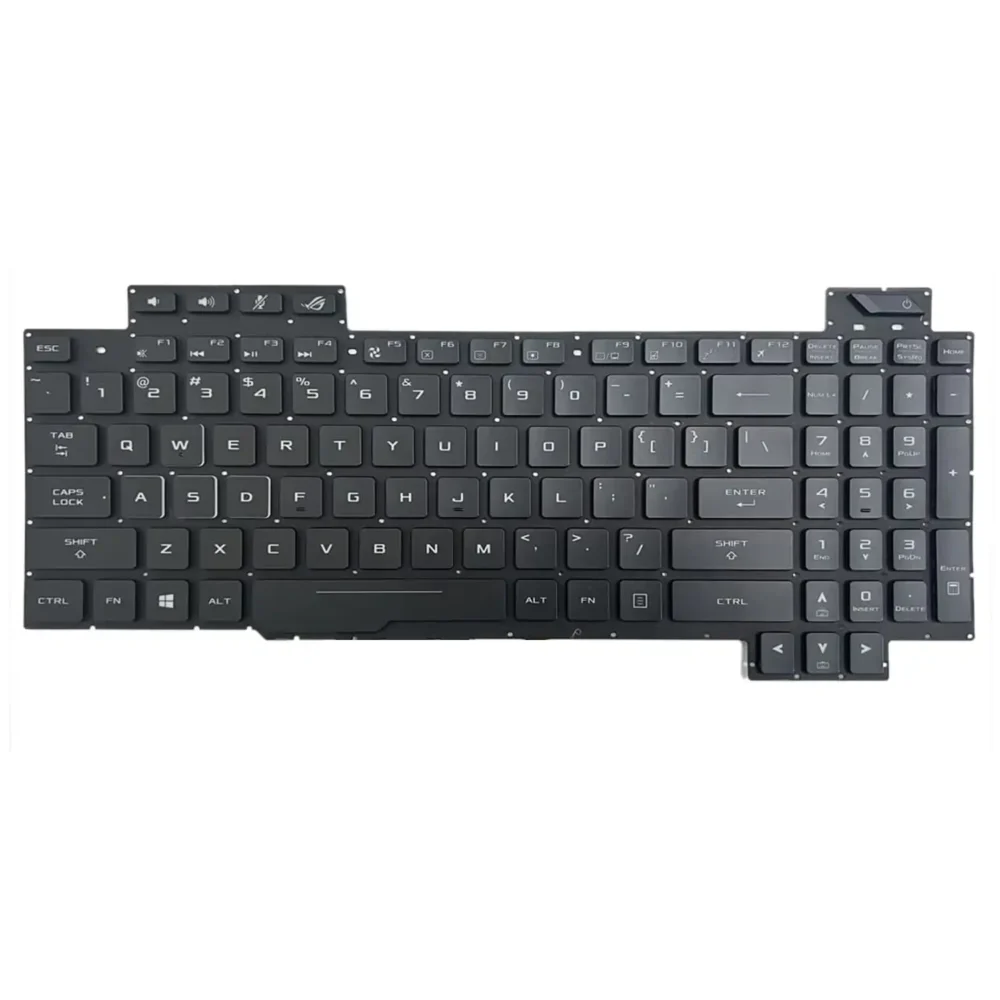 Keyboard ASUS GL703GM US Black Without Frame & With Backlit