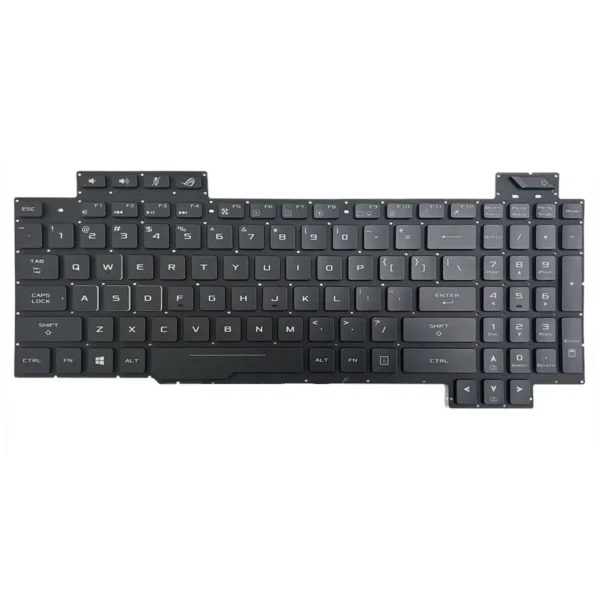 Keyboard ASUS GL703GM US Black Without Frame & With Backlit