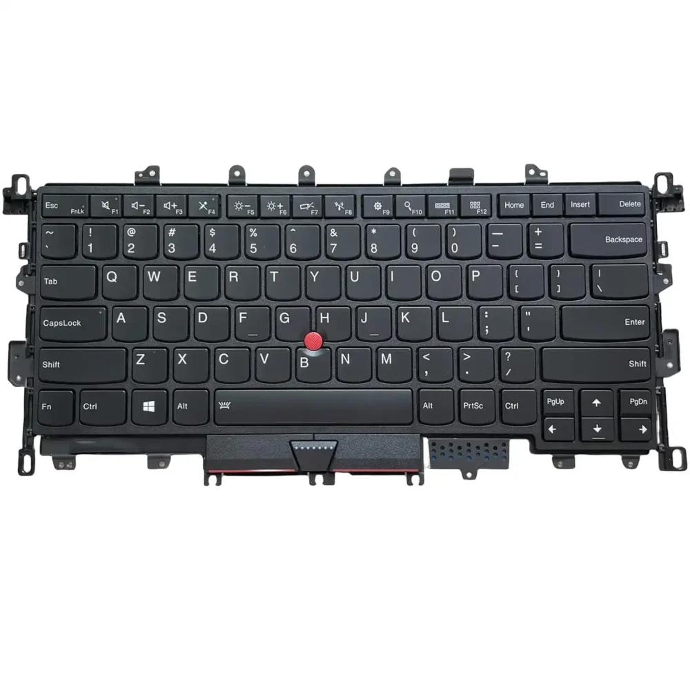 Keyboard Lenovo ThinkPad X1 Yoga Gen 1st US Black Without Frame With Pointer & Backlit