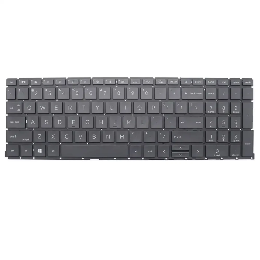 Keyboard HP ProBook 450 G8 US Black Without Frame & With Backlit