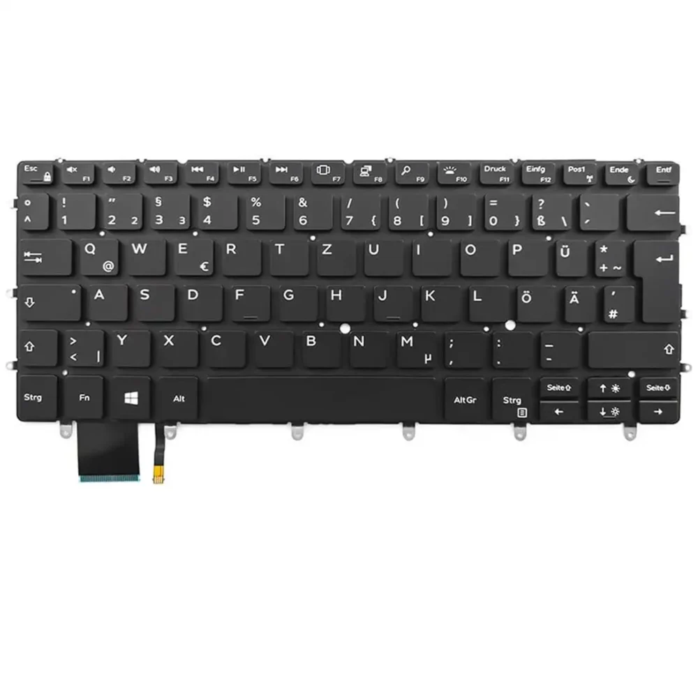 Keyboard Dell XPS 13 9530 UK Black Without Frame & With Backlit