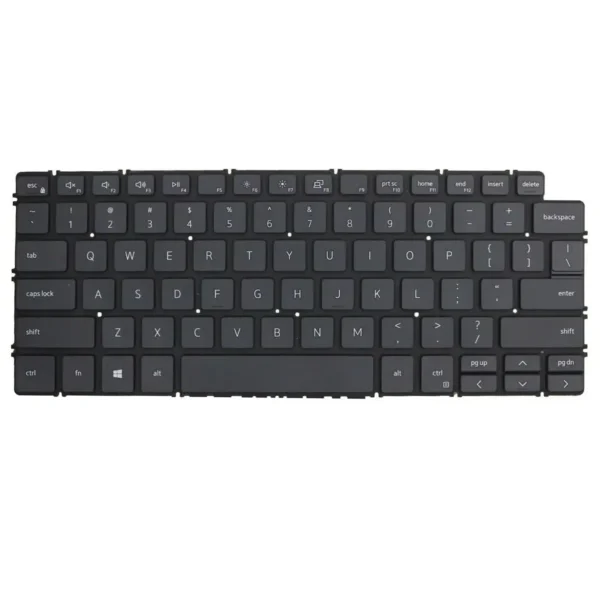 Keyboard Dell Inspiron 13 7391 US Black Without Frame & Backlit