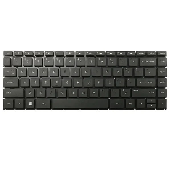 Keyboard HP Pavilion 14-BA US Black Without Frame & With Backlit