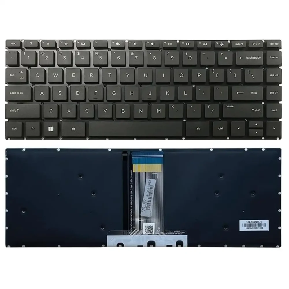 Keyboard HP Pavilion 14-BA US Black Without Frame & With Backlit - Image 3