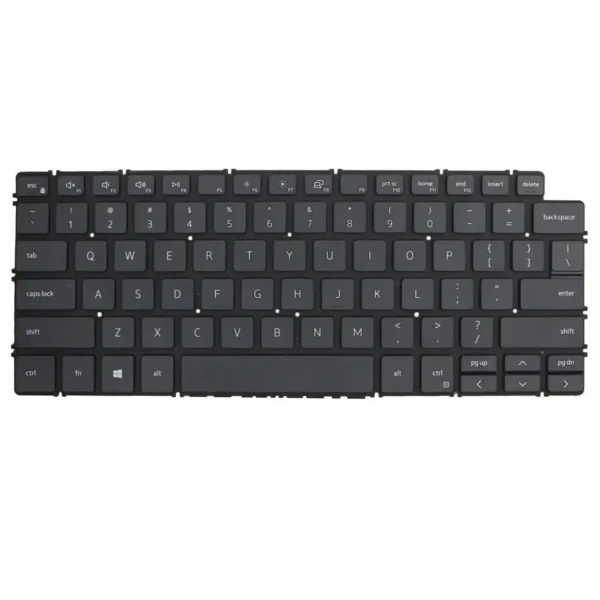 Keyboard Dell Inspiron 13 7391 US Black Without Frame & With Backlit