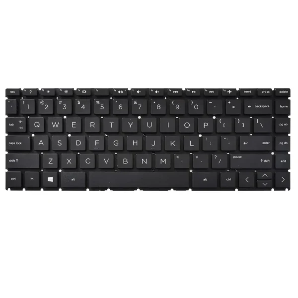 Keyboard HP Pavilion 14-CD US Black Without Frame & With Backlit