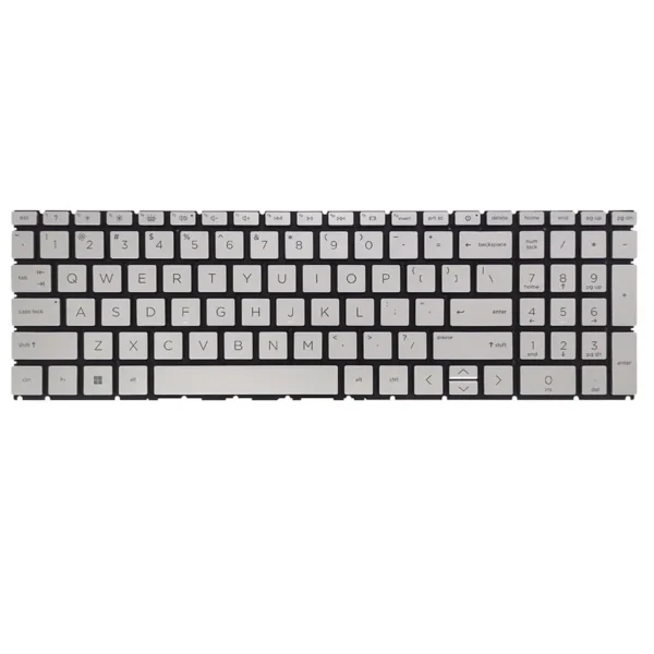 Keyboard HP Pavilion 15-EG US Silver Without Frame & Backlit