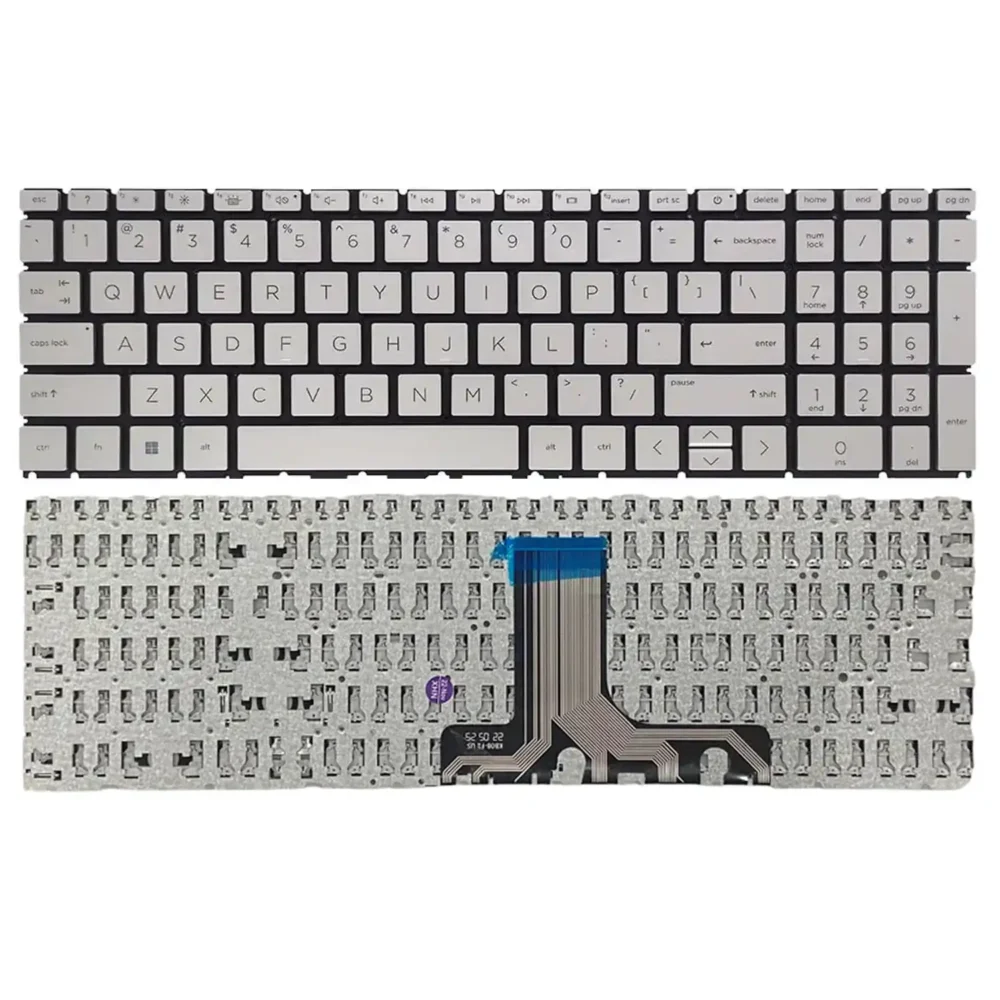 Keyboard HP Pavilion 15-EG US Silver Without Frame & Backlit - Image 3