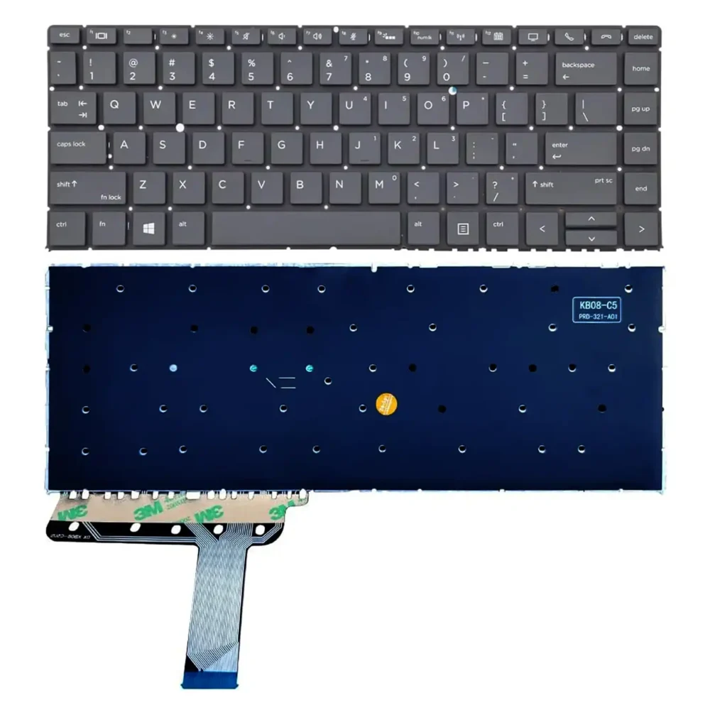 Keyboard HP EliteBook 1040 G4 US Black Without Frame & Backlit - Image 3