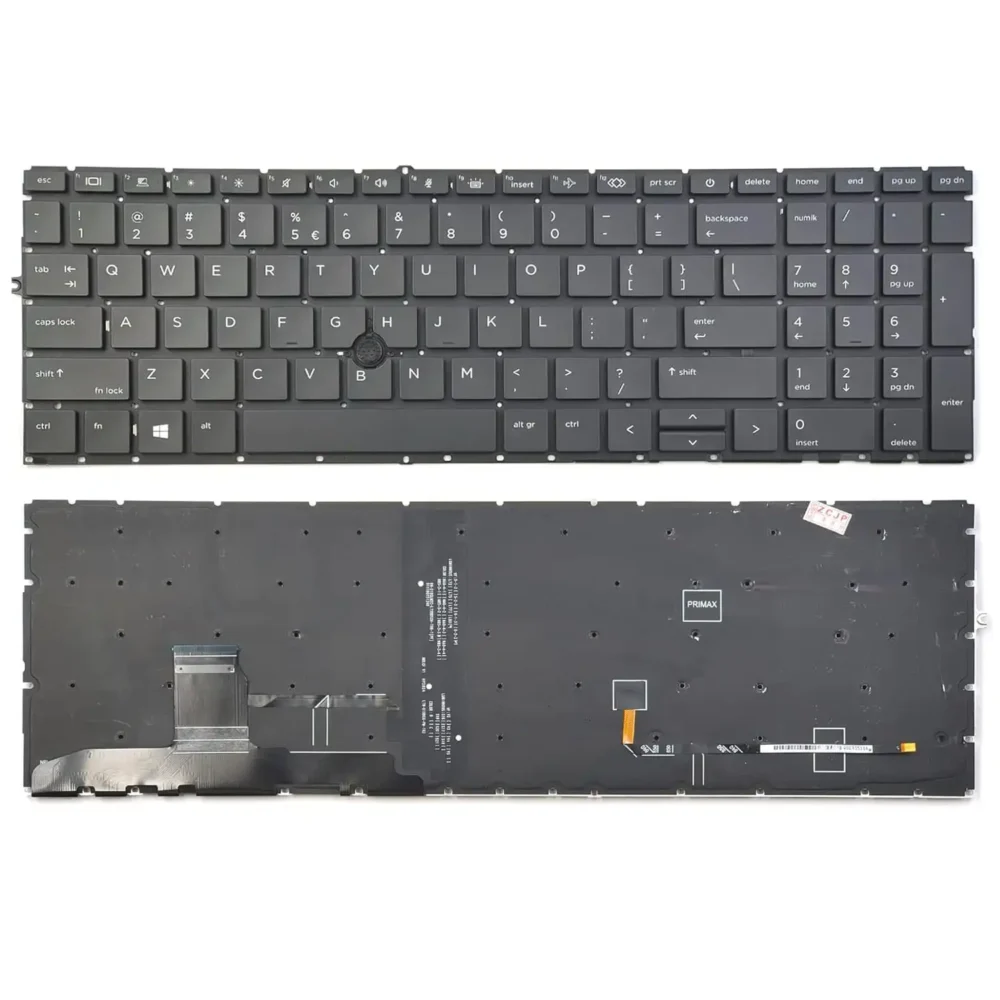 Keyboard HP EliteBook 850 G7 US Black Frame With Pointer & Backlit - Image 3