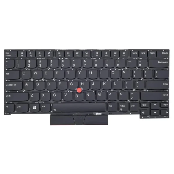 Keyboard Lenovo ThinkPad T490s US Black Frame With Pointer & Backlit