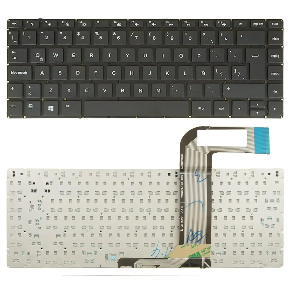 Keyboard HP Pavilion 14-V UK Black Without Frame - Image 3
