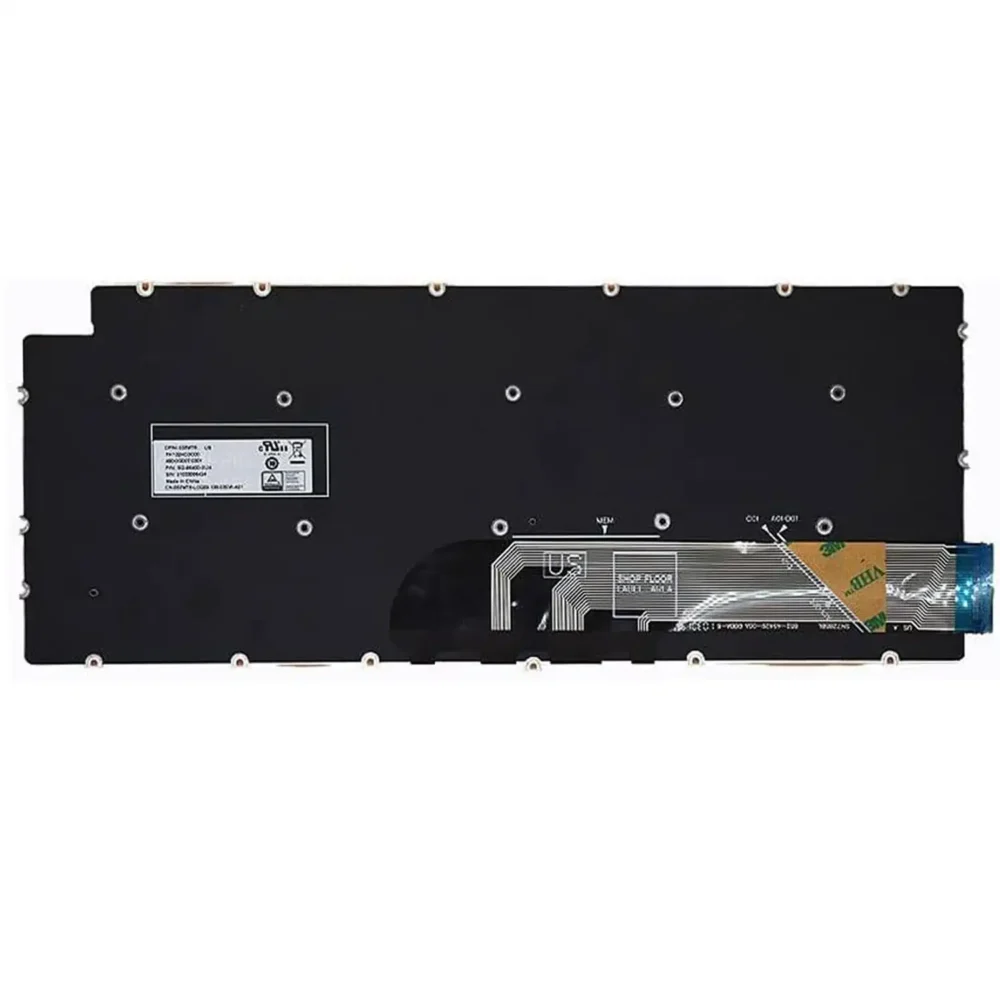 Keyboard Dell Inspiron 13 7391 US Grey Without Frame & Backlit - Image 2