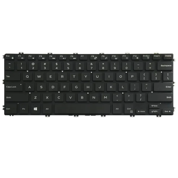 Keyboard Dell Inspiron 5480 US Black Without Frame & With Backlit