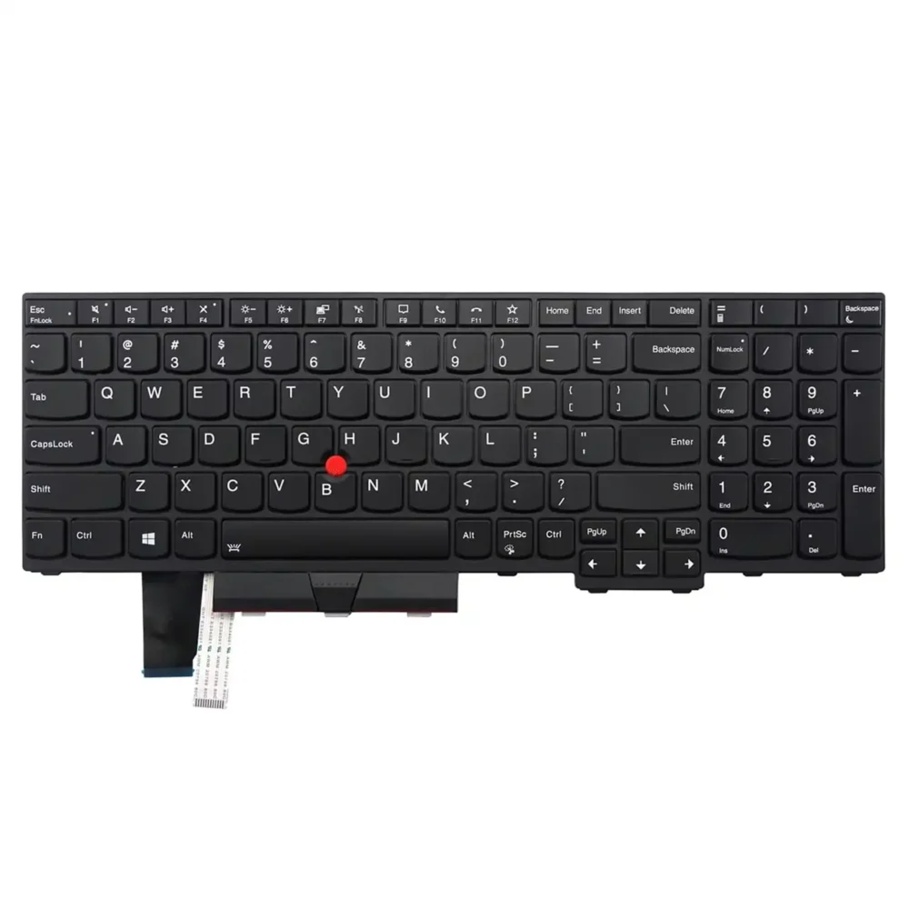 Keyboard Lenovo ThinkPad L15 2nd Gen US Black Frame With Pointer & Backlit