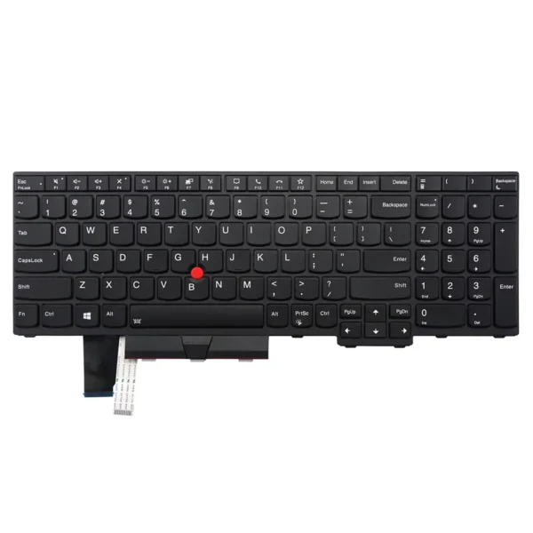 Keyboard Lenovo ThinkPad L15 2nd Gen US Black Frame With Pointer & Backlit